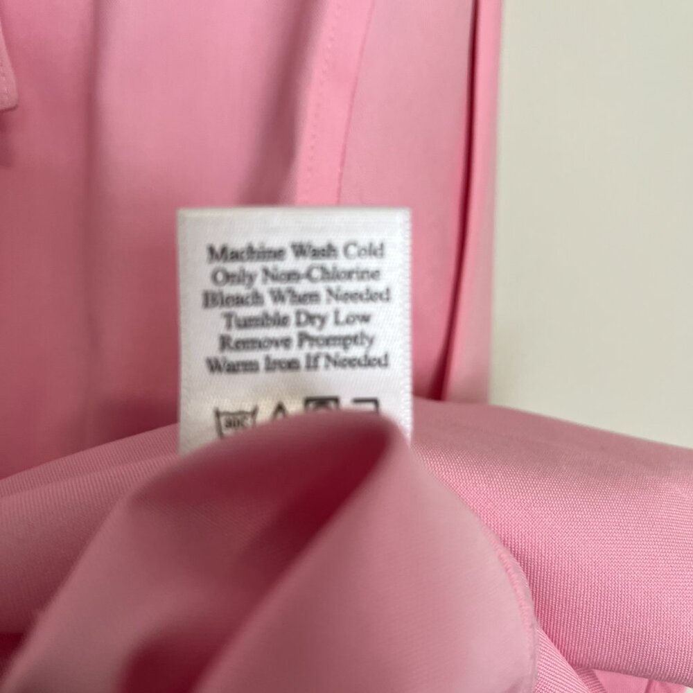 Coldwater Creek Pink Button Dress Shirt Size L - Picture 7 of 8